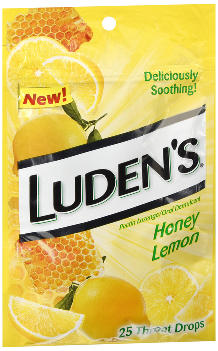 LUDENS HONEY LEMON DROPS 25CT