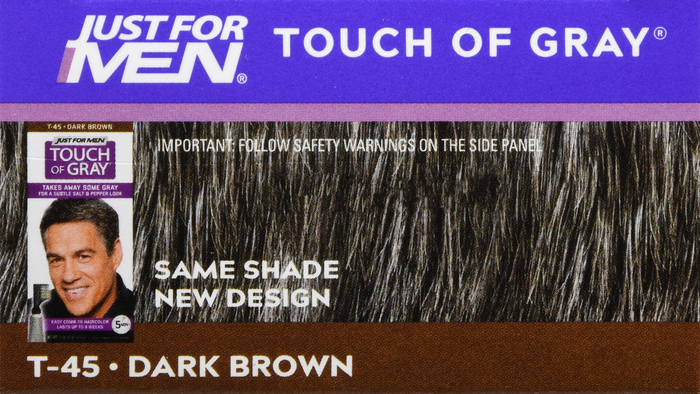 JUST FOR MEN TOUCH OF GRAY DARK BROWN