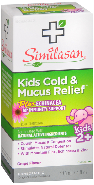 Similasan Kids Cold & Mucus Relief Syrup 118mL