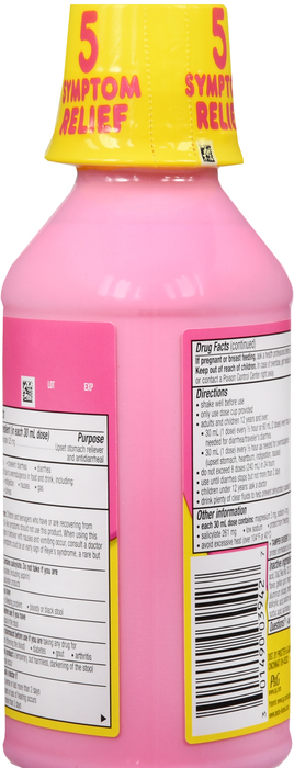 Pepto Bismol 5 Symptom Relief Original Liquid 12oz