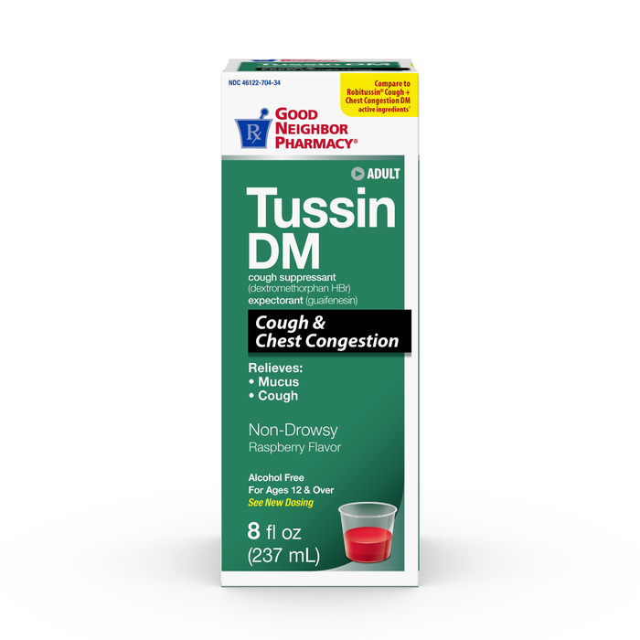 Good Neighbor Pharmacy Tussin DM Cough/Congestion Expectorant 8oz