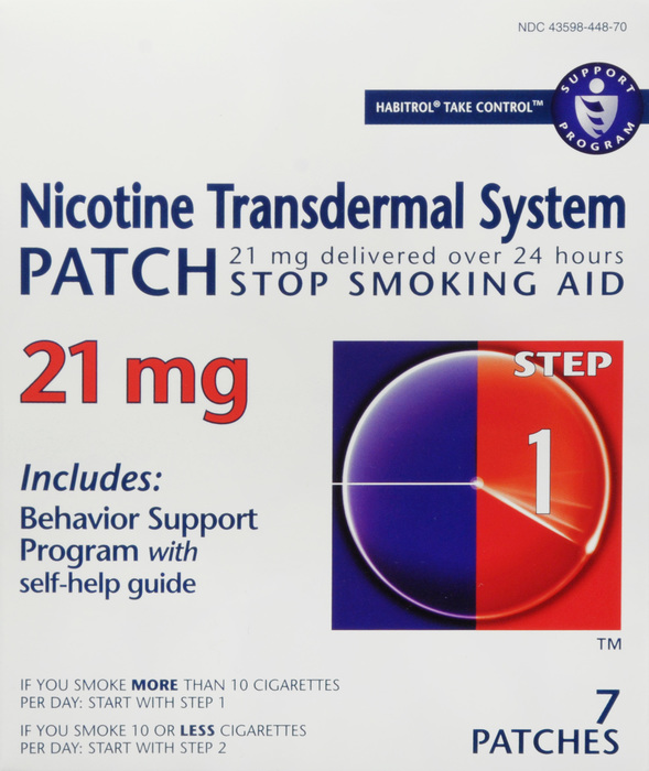 Habitrol Nicotine Transdermal System 21mg Stop Smoking Aid Patch 7ct