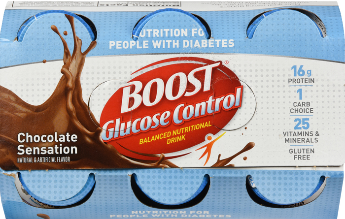 BOOST GLUCOSE CONTROL RTU CHOCOLATE RETL 4X6X8OZ