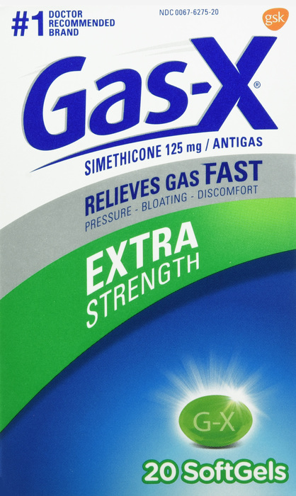 GAS-X X/STR SOFTGEL 20CT