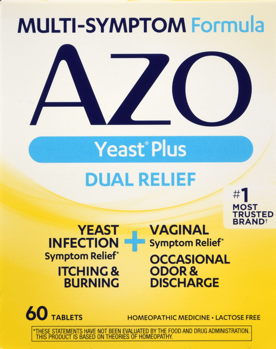 AZO Yeast Infection Symptom Treatment Tablets 60ct