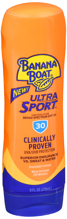 Banana Boat Ultra Sport Sunscreen SPF 30 Lotion 8oz