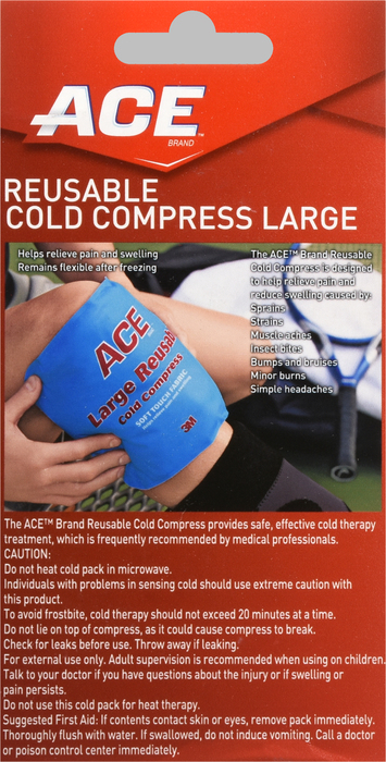 ACE Reusable Cold Compress Large 1ct