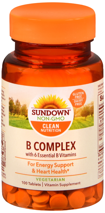 Sundown Vitamin B Complex Complete RDA Tablets 100ct