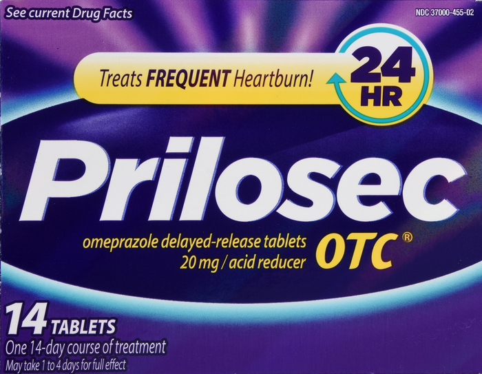 Prilosec OTC Heartburn Relief and Acid Reducer Tablets 14ct