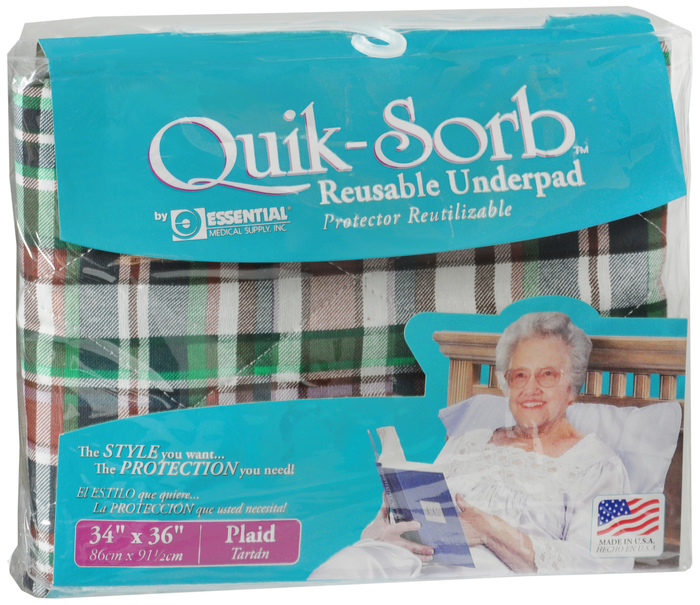 Underpad Quik-Sorb Reusable 34X36" Pad