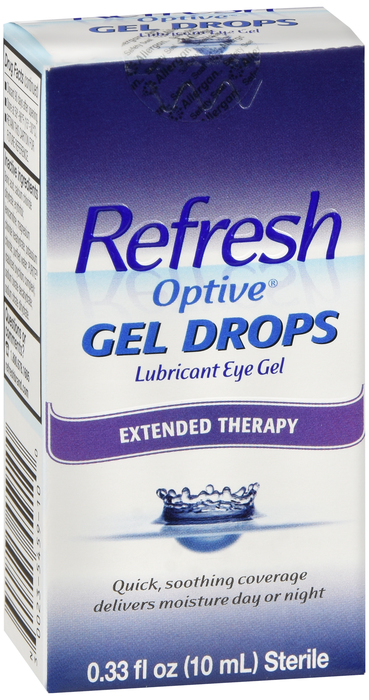 Refresh Optive Gel Drops Lubricant Eye Gel 10ml