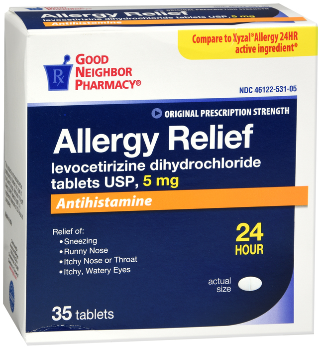 Good Neighbor Pharmacy Allergy Relief 24 Hour, 5mg, Tablets 35ct