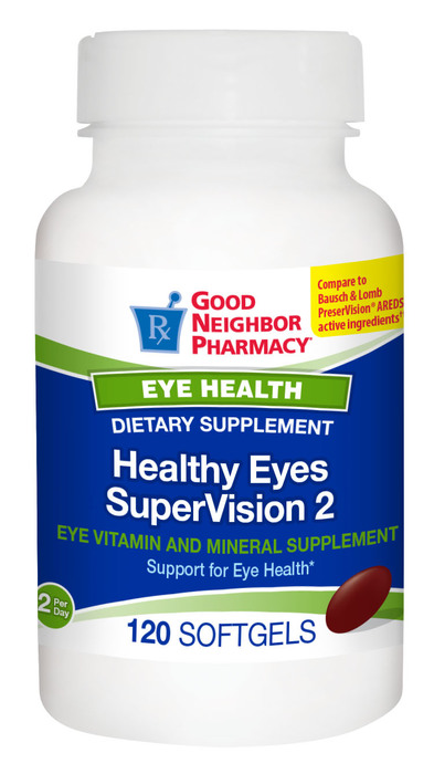 Good Neighbor Pharmacy Healthy Eyes SuperVision 2 Softgels 120ct