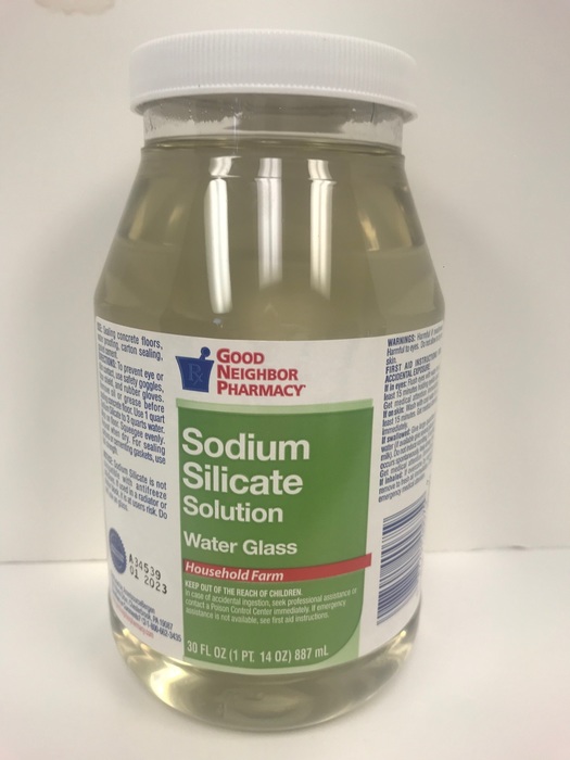 Good Neighbor Pharmacy Sodium Silicate Solution Water Glass Liquid 30oz