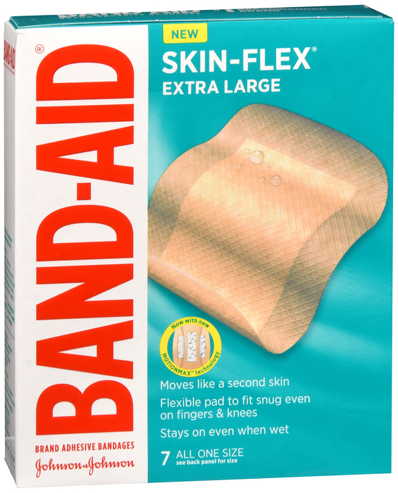 BAND-AID Skin-Flex Adhesive Bandages Extra Large 7ct