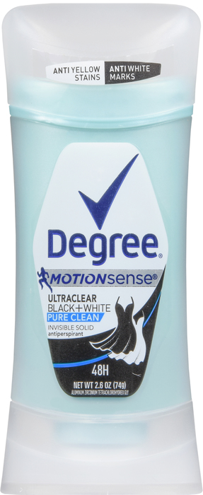 DEGREE WMN BLK&WHT PURE CLN DEO 2.6OZ