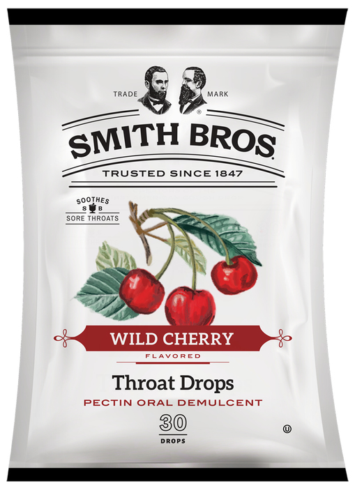 SMITH BROS WILD CHERRY THROAT DRP 30CT