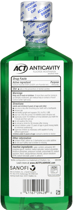 ACT Anti-Cavity Mint Rinse 18oz