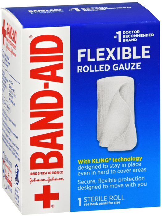 BAND-AID First Aid Rolled Gauze Small 1ct