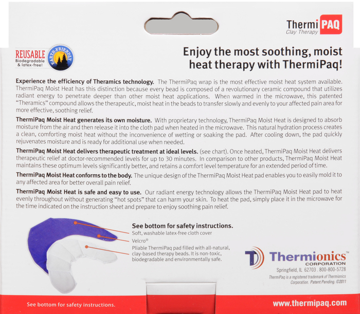 ThermiPaq Moist Heat Pain Relief Neck Wrap 1ct