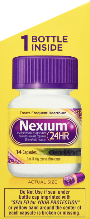 Nexium 24HR 20mg Heartburn Relief Mini Capsules 14ct