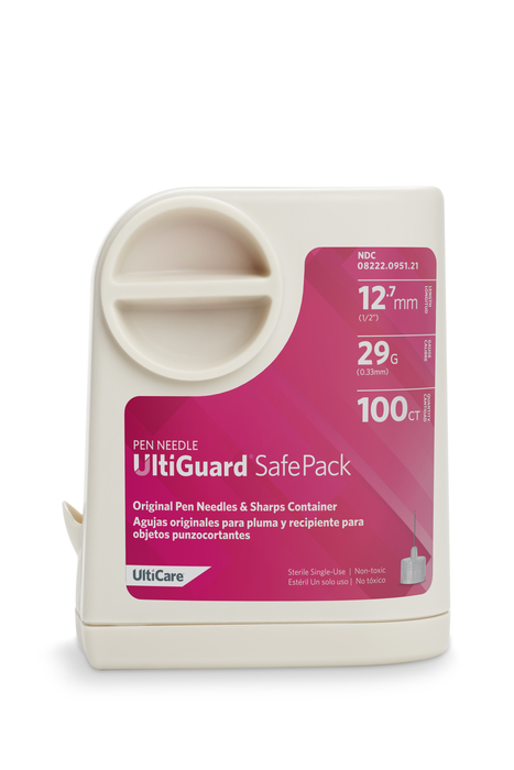 UltiGuard SafePack Pen Needles 29gx12mm 100ct