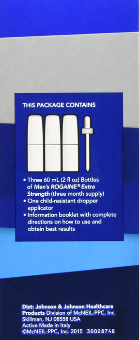 ROGAINE MEN SOLUTION XSTR 3 MONTH 3X2OZ