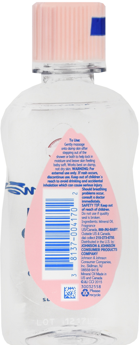 JOHNSONS BABY OIL 3OZ