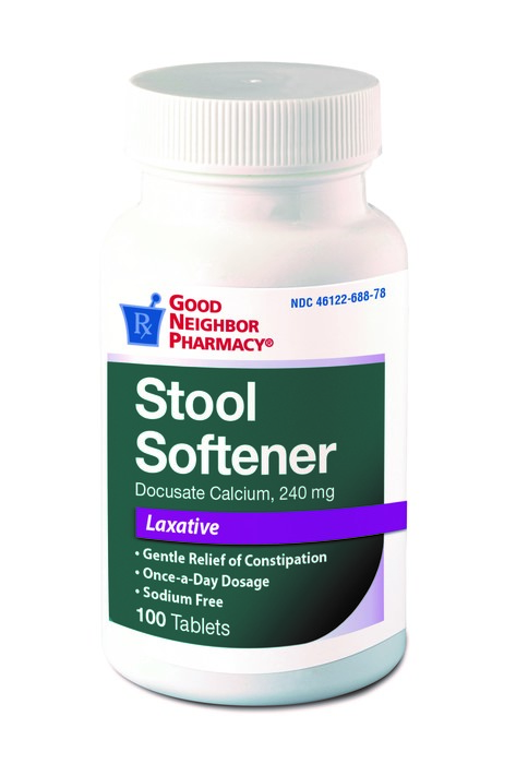 Good Neighbor Pharmacy Stool Softener Laxative 240mg Tablets 100ct