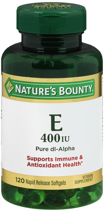 VIT E 180MG DL-ALP SGC 120CT NAT BOUNTY