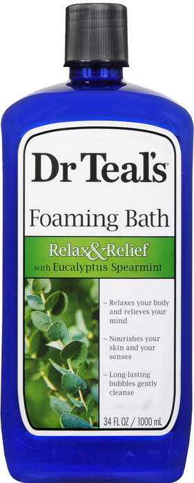 DR TEALS EUCALYPTUS FOAMING BATH 34OZ