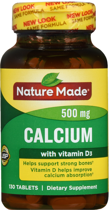 Nature Made CALCIUM 500MG TABLET 130ct