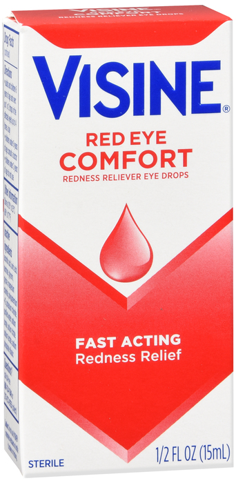 Visine Red Eye Comfort Redness Relief Eye Drops 0.5oz