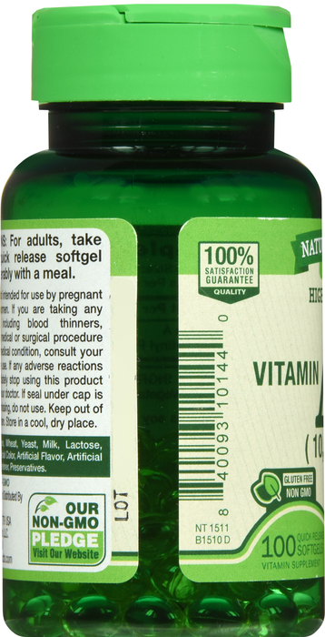 VITAMIN A 10000IU SGC 100CT NAT TRU