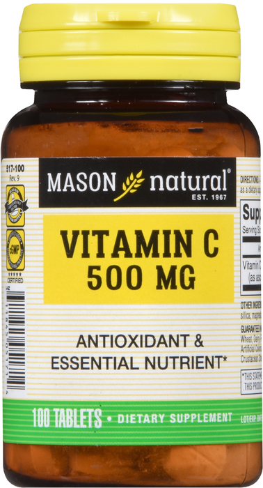 Mason Natural Vitamin C 500mg Tablets 100ct