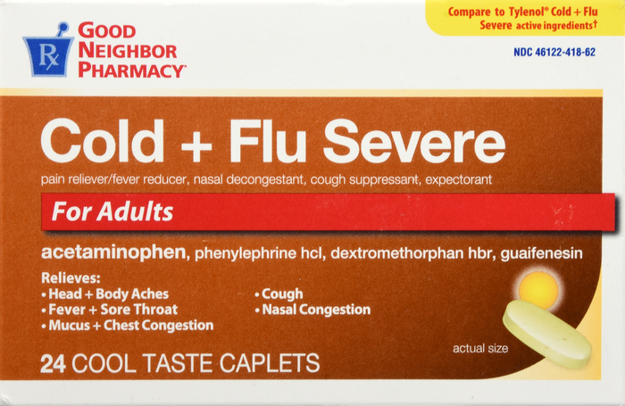 Good Neighbor Pharmacy Severe Cold & Flu Caplets 24ct