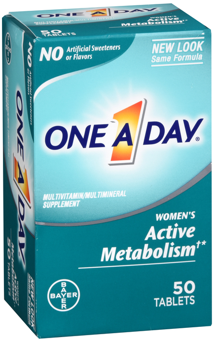 ONE-A-DAY WOMEN ACTV METABOLSM TAB 50CT