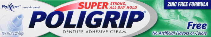 Poligrip Super Denture Adhesive Cream 2.4oz