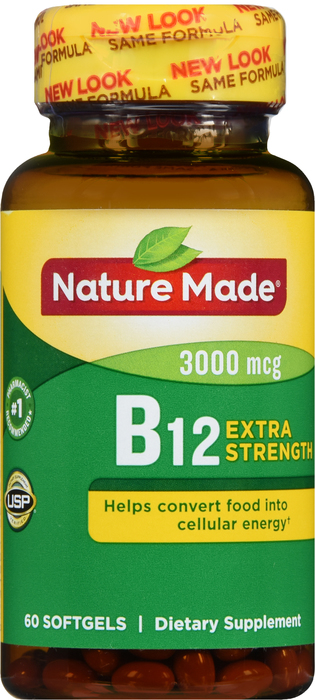 Nature Made VIT B12 3000MCG SOFTGEL 60ct