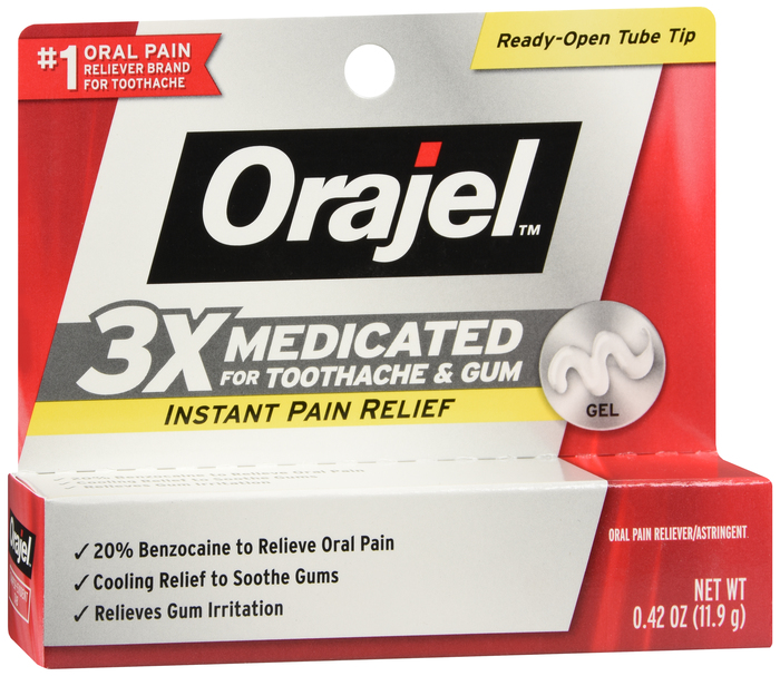 Orajel Maximum Strength Gel Oral Pain Reliever 0.42oz