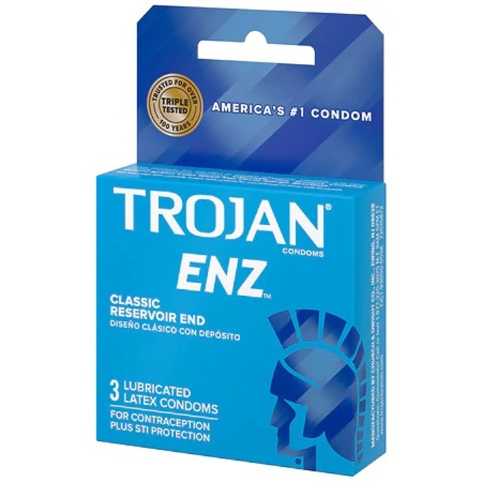 Trojan ENZ Lubricated Condoms 3ct