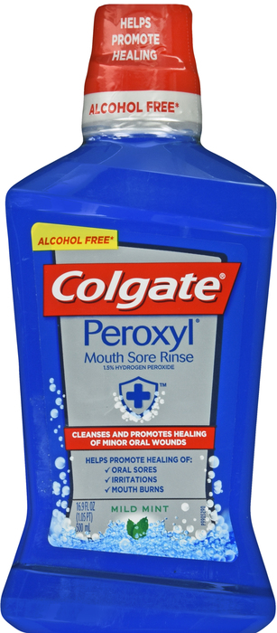 Colgate Peroxyl Mouth Sore Rinse Mint 16oz