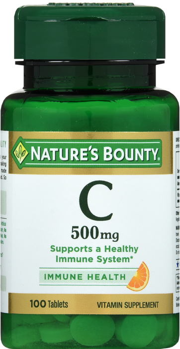 NATURES BOUNTY VITAMIN C 500MG TABLET 100CT