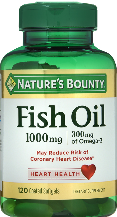 FISH OIL 1000MG EC SGC 120CT NAT BOUNTY