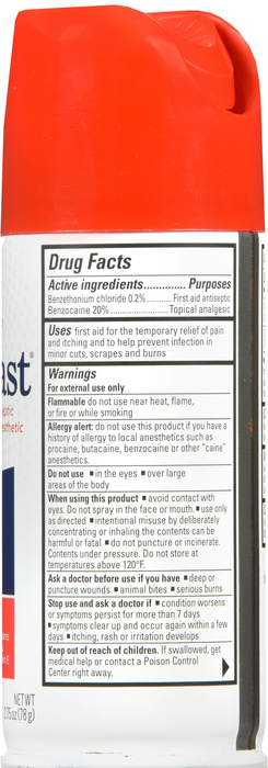 Dermoplast First Aid Antibacterial and Antiseptic & Pain Relieving Spray 2.75oz