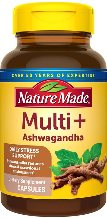 VIT MULTI+ ASHWAGANDHA CAP 60 NAT MADE