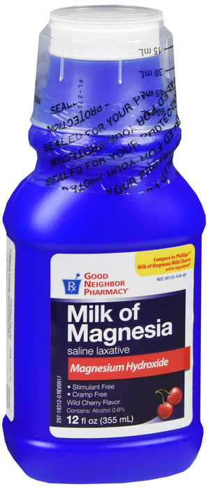 Good Neighbor Pharmacy Milk of Magnesia 400mg Cherry Liquid 12oz