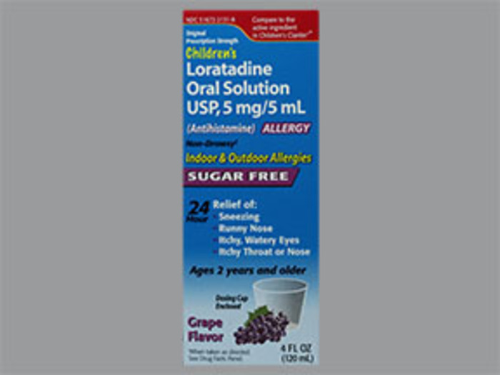 Loratadine 5mg-5ml Child Sugar-free Liquid 120ml