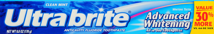 ULTRA BRITE PASTE 6OZ