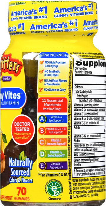 L'il Critters Gummy Vites Complete Multivitamin 70ct